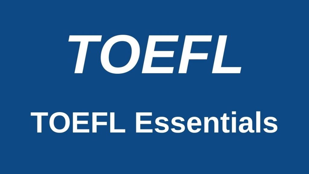 TOEFL Course- Foundation Class